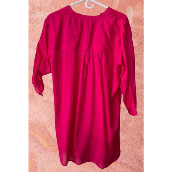 NEW Westside Tunic Top Women's XXL Dark Pink 100% Viscose Washable New With Tags - Picture 9 of 14